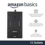 Amazon Basics 800VA UPS Battery Backup, 12 Outlets