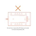 Amazon Basics 800VA UPS Battery Backup, 12 Outlets