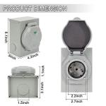 50 Amp Generator Inlet Box with Pre-Drilled Holes