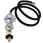 Azdele Propane Regulator with Hose and Gauge