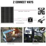 ECO-WORTHY 25W 18V Waterproof Solar Charging Panel