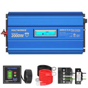 2000W Power Inverter with LCD Display and USB Ports