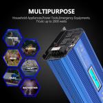 2000W Power Inverter with LCD Display and USB Ports
