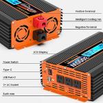 3000W Pure Sine Wave Inverter with Dual USB Ports