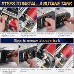 GasBRUH Dual Fuel Propane Butane Camping Stove