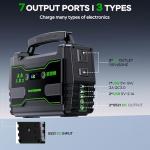 MARBERO 100W Solar Generator with Foldable Panels