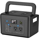Powkey 600W Portable Power Station with Dual AC Outlets