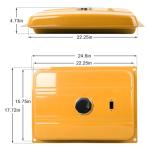 7 Gallon Gas Generator Fuel Tank with Filter