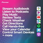 Pioneer DMH-C2550NEX 6.8" Touchscreen Car Receiver