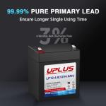 UPLUS 12V 4AH Rechargeable AGM Battery