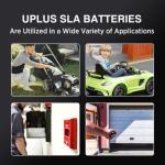 UPLUS 12V 4AH Rechargeable AGM Battery