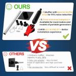 Portable Generator Exhaust Extension Silencer Kit