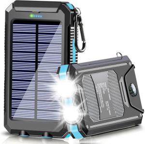 YOLOSKS 39800mAh Solar Power Bank with Flashlight