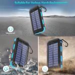 YOLOSKS 39800mAh Solar Power Bank with Flashlight