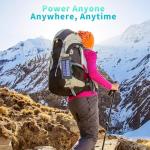 YOLOSKS 39800mAh Solar Power Bank with Flashlight