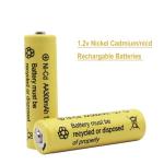FULIN 12 Pack 1.2V AA Ni-Cd Rechargeable Batteries