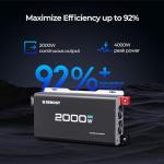 Renogy 2000W Pure Sine Wave Inverter 4000W Peak