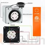 30Amp Locking Female Connector for Generators