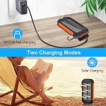 Portable Solar Power Bank with Fast Charging Ports
