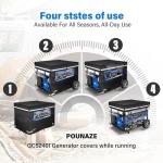 Running Generator Cover with Access Points, 32"x24"x24