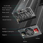 1500W Pure Sine Wave Power Inverter 12V to 120V