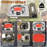 MOZODAWN Dual Fuel Portable Camp Stove 8000 BTU