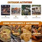 MOZODAWN Dual Fuel Portable Camp Stove 8000 BTU