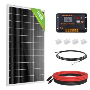 ECO-WORTHY 100W 12V Solar Panel Kit