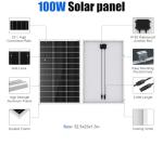 ECO-WORTHY 100W 12V Solar Panel Kit