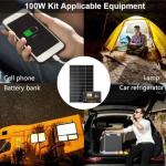 ECO-WORTHY 100W 12V Solar Panel Kit