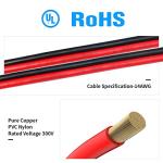 ELFCULB 6FT SAE Extension Cable with 8mm Connector