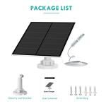 5W Solar Panel for Outdoor Security Cameras