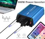 300W Pure Sine Wave Power Inverter with USB