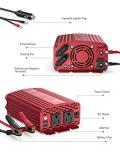 BESTEK 500W Power Inverter with Dual USB Charger