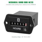 Yooreal Waterproof Hour Meter for Generators and Engines