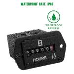 Yooreal Waterproof Hour Meter for Generators and Engines