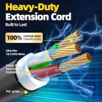 25FT 30 Amp Heavy-Duty Generator Extension Cord