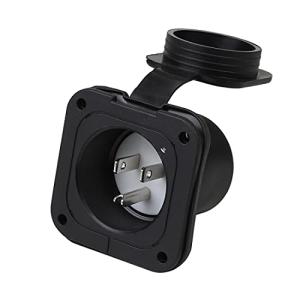15A 125V Power Inlet with Waterproof Cover