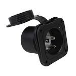 15A 125V Power Inlet with Waterproof Cover