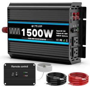 OLTEANP 1500W Pure Sine Wave Inverter with USB
