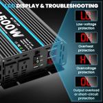 OLTEANP 1500W Pure Sine Wave Inverter with USB