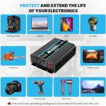 OLTEANP 1500W Pure Sine Wave Inverter with USB