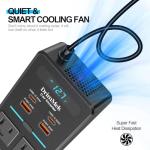 300W Car Power Inverter with USB-C Fast Charging