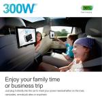 300W Car Power Inverter with USB-C Fast Charging