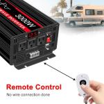 JIGUUN 3000W Pure Sine Wave Power Inverter
