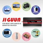 JIGUUN 3000W Pure Sine Wave Power Inverter