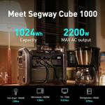 Segway Portable Power Station Cube 1000, 2200W