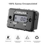 FEBWAN Waterproof Inductive Hour Meter for Generators
