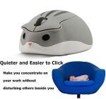Cute Hamster Wireless Mouse – Portable & Quiet