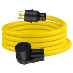 LAKCZIO 15FT Generator Adapter Extension Cord 30Amp